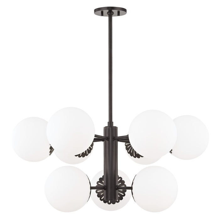 Mitzi H193809-OB Nine Light Chandelier, Old Bronze