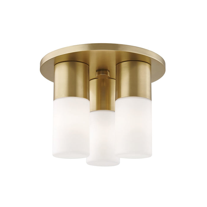 Mitzi H196503-AGB LED Flush Mount, Aged Brass