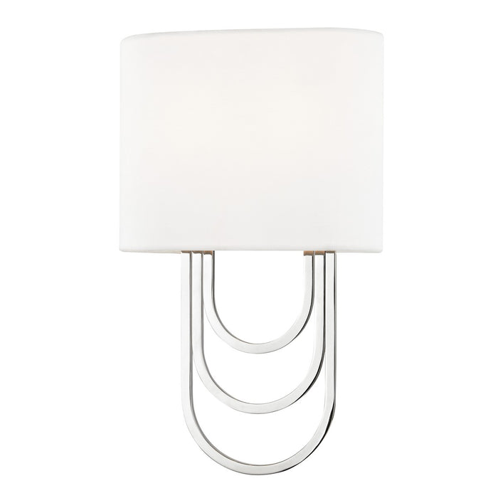 Mitzi H210102-PN Two Light Wall Sconce, Polished Nickel