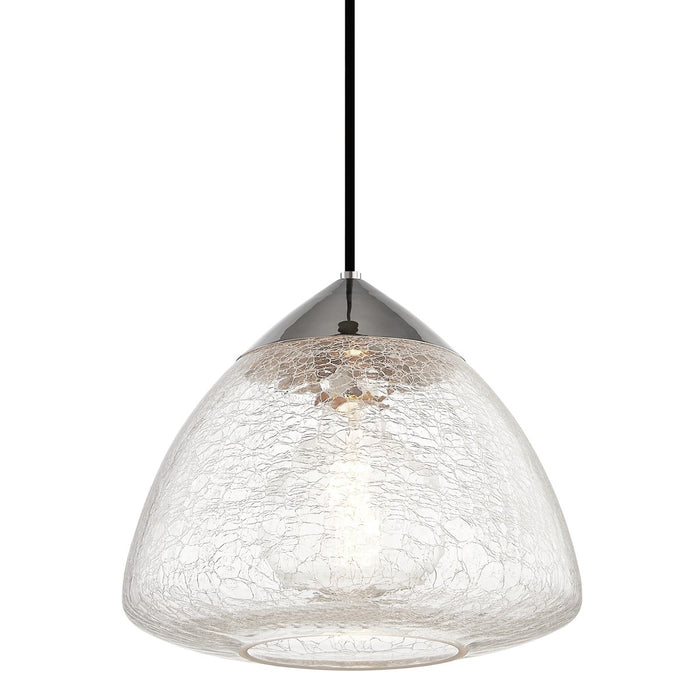 Mitzi H216701L-PN One Light Pendant, Polished Nickel