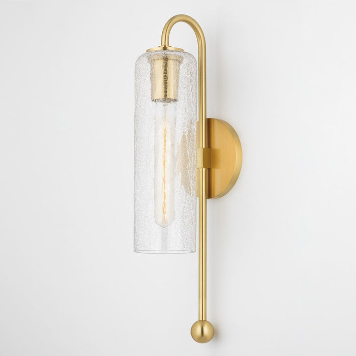 Mitzi H222101-AGB One Light Wall Sconce, Aged Brass