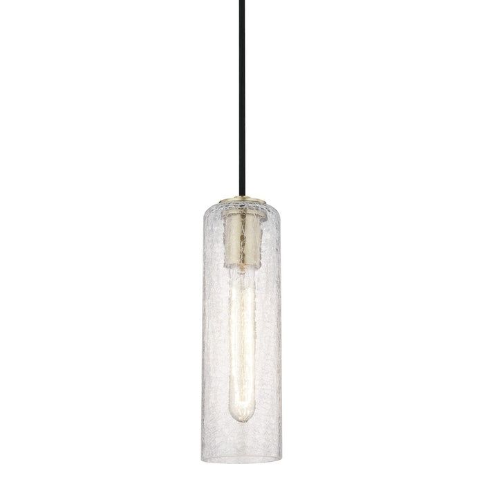 Mitzi H222701-AGB One Light Pendant, Aged Brass
