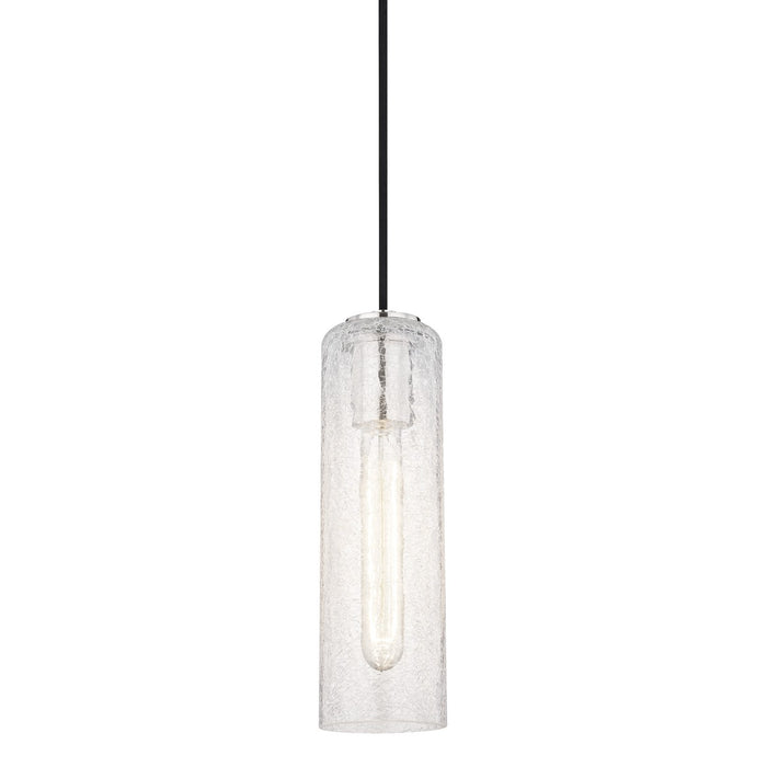 Mitzi H222701-PN One Light Pendant, Polished Nickel