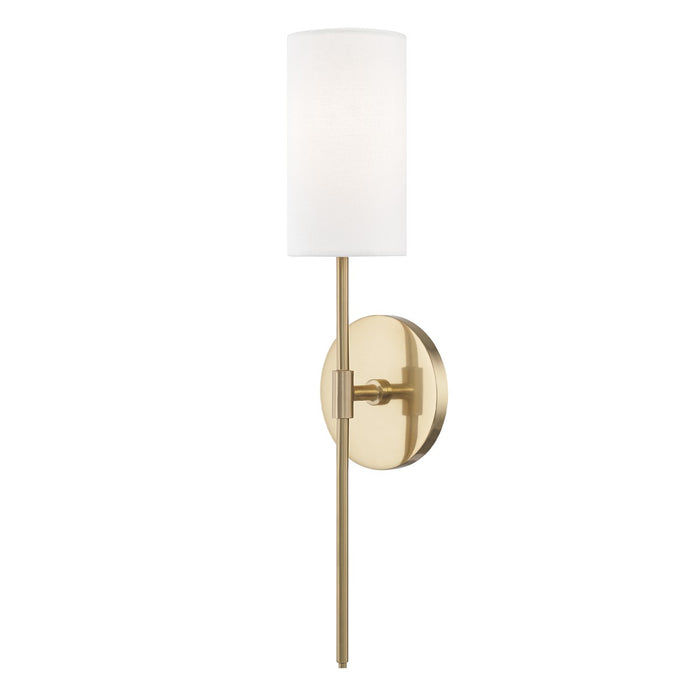Mitzi H223101-AGB One Light Wall Sconce, Aged Brass