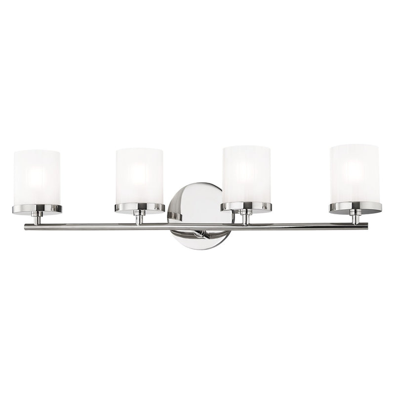 Mitzi H239304-PN Four Light Bath and Vanity, Polished Nickel