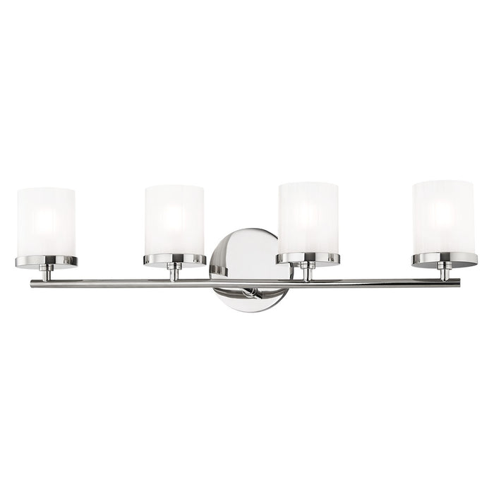 Mitzi H239304-PN Four Light Bath and Vanity, Polished Nickel
