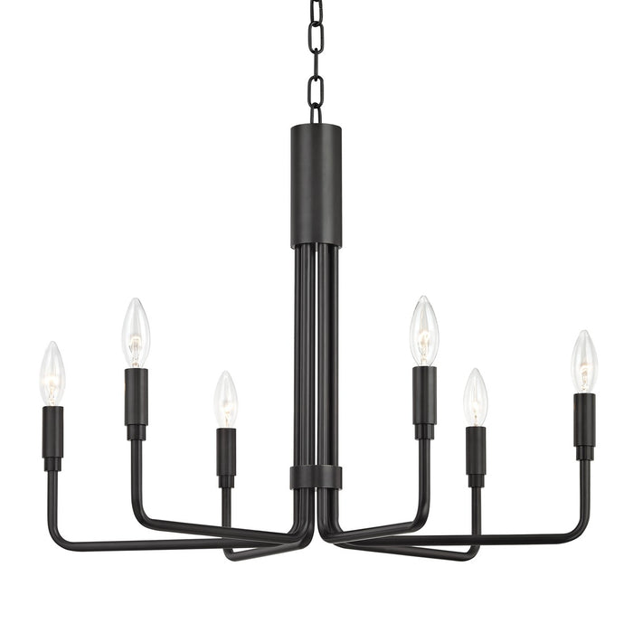 Mitzi H261806-OB Six Light Chandelier, Old Bronze