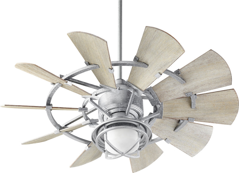 Quorum 1904-9 LED Fan Light Kit, Galvanized