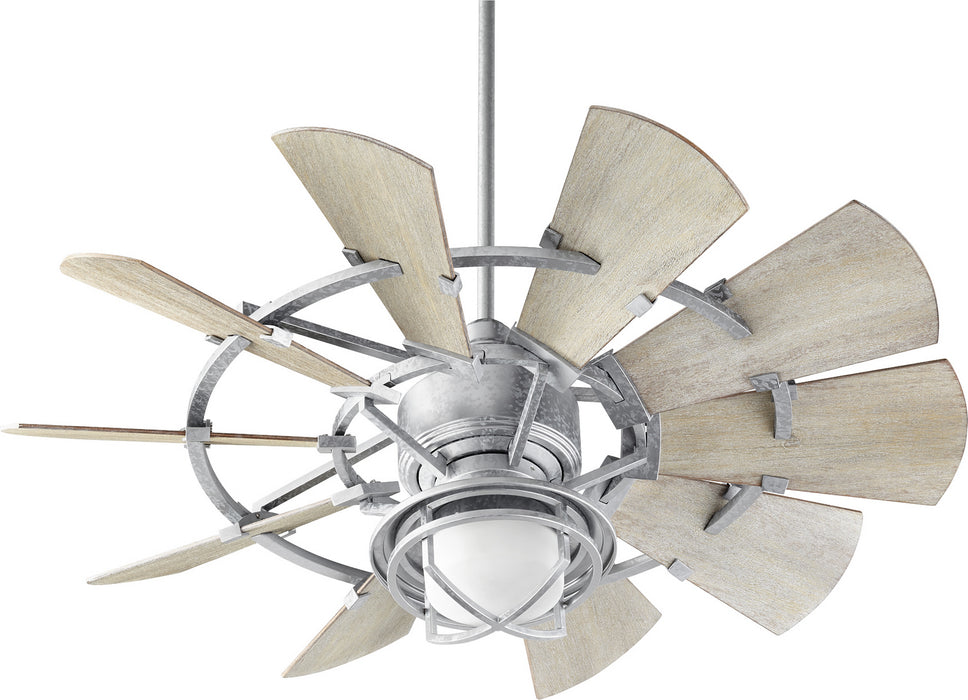 Quorum 1904-9 LED Fan Light Kit, Galvanized