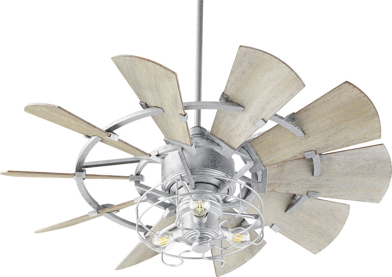 Quorum 1905-9 LED Fan Light Kit, Galvanized