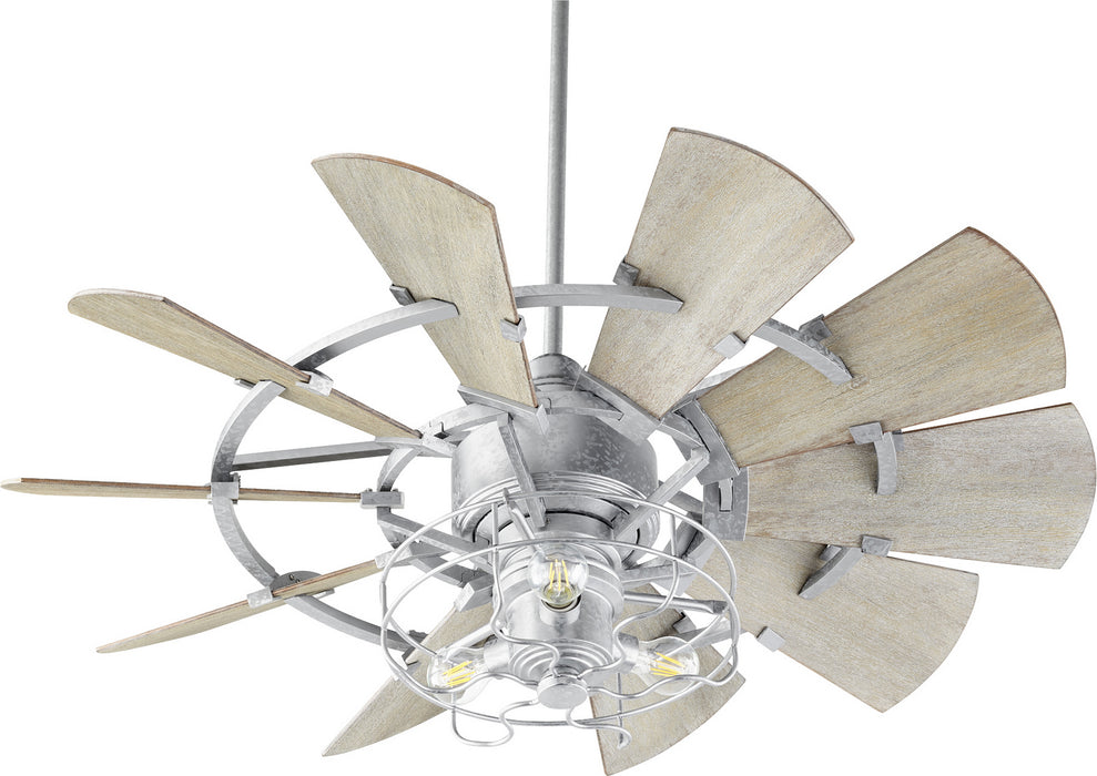 Quorum 1905-9 LED Fan Light Kit, Galvanized