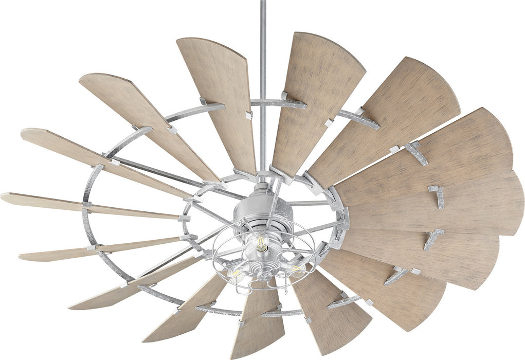 Quorum 1905-9 LED Fan Light Kit, Galvanized