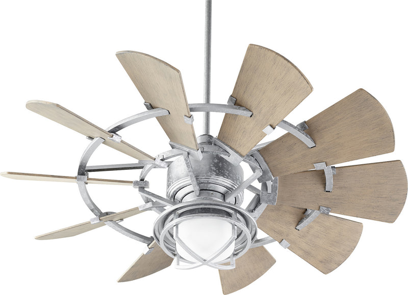 Quorum 194410-9 44"Patio Fan, Galvanized