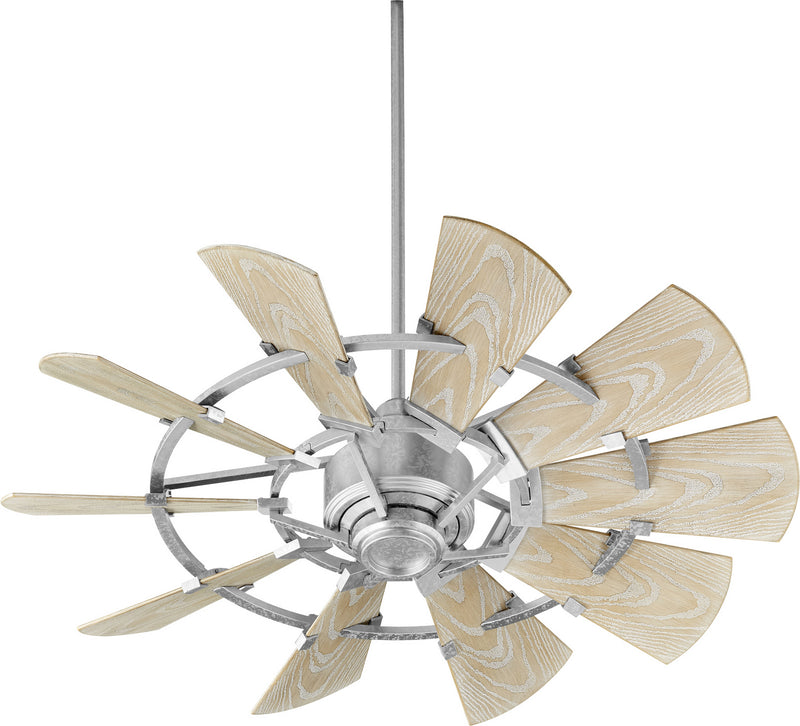 Quorum 194410-9 44"Patio Fan, Galvanized