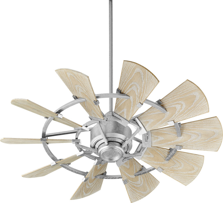 Quorum 194410-9 44"Patio Fan, Galvanized