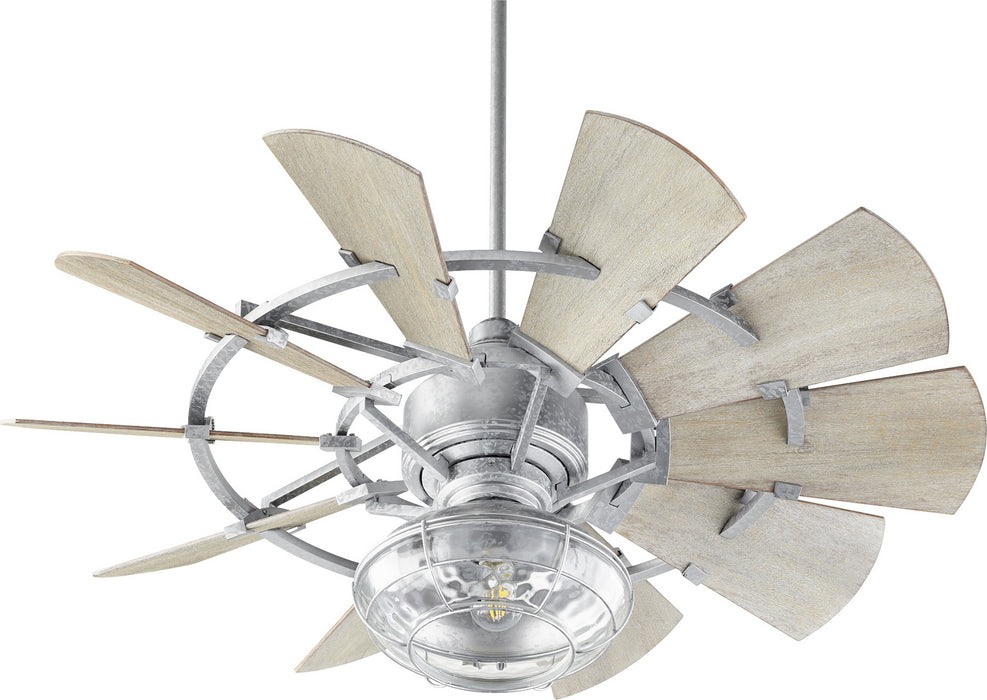 Quorum 1975-9 LED Fan Light Kit, Galvanized