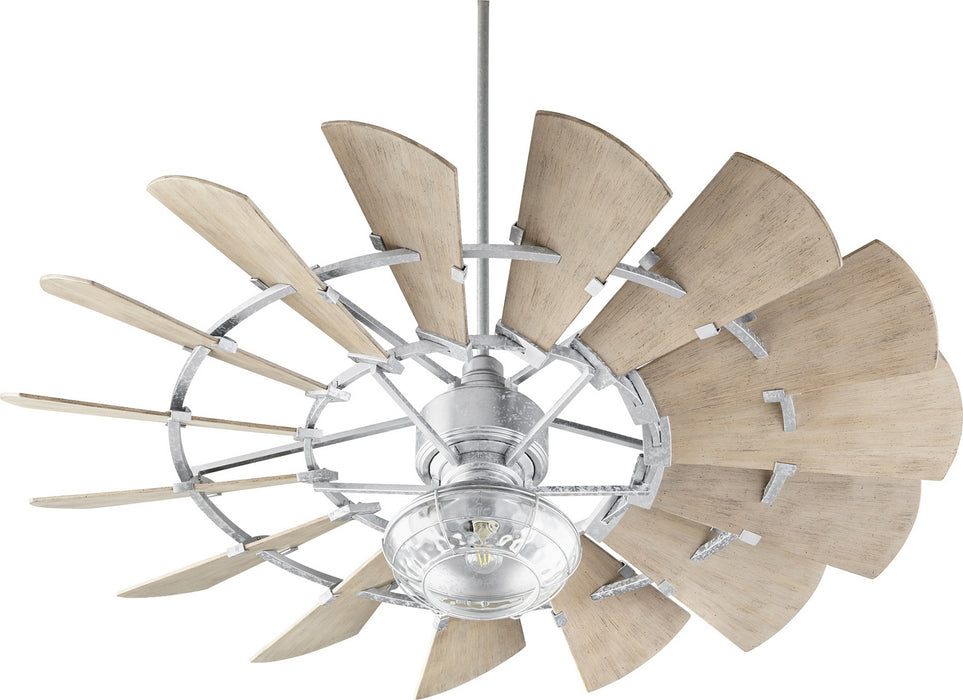 Quorum 1975-9 LED Fan Light Kit, Galvanized
