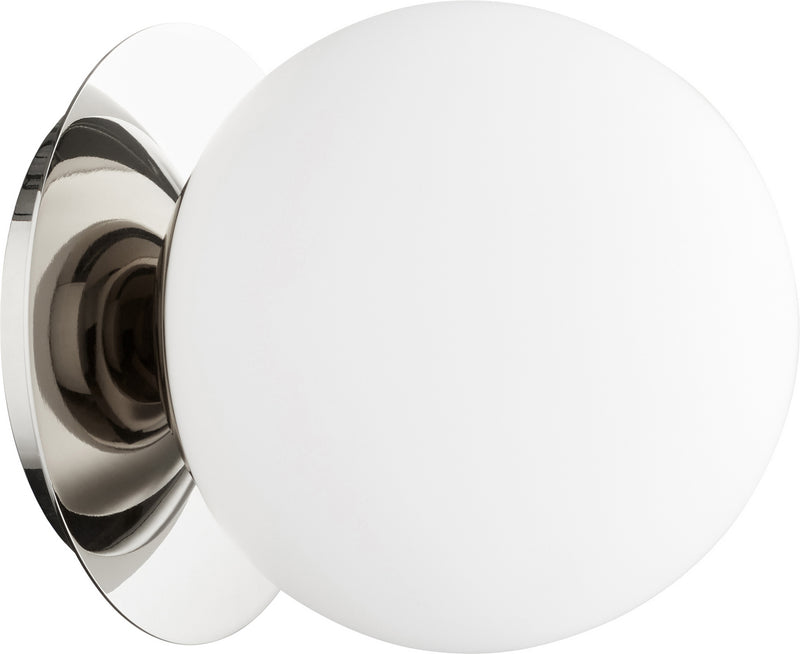Quorum 339-1-62 One Light Wall Mount, Polished Nickel