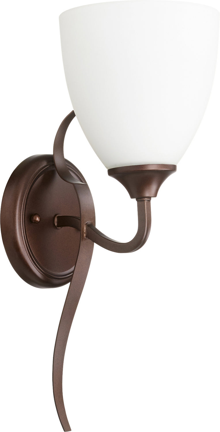 Quorum 5427-1-86 One Light Wall Mount, Oiled Bronze