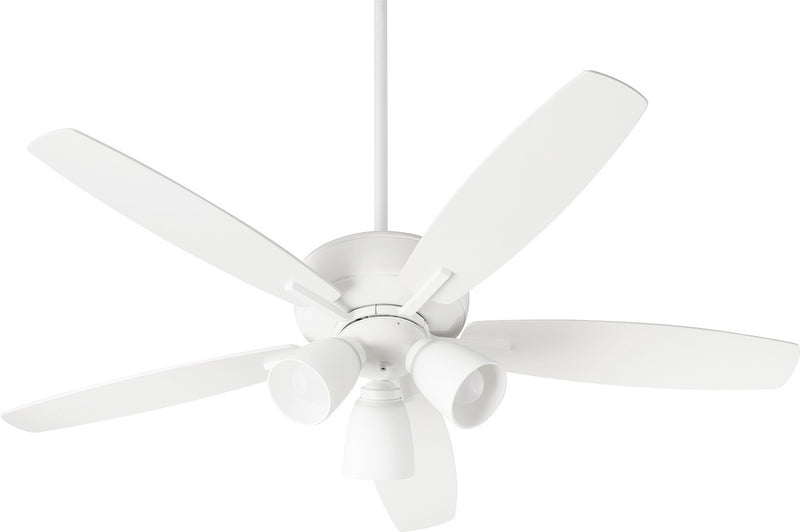 Quorum 70525-308 52" Ceiling Fan, Studio White