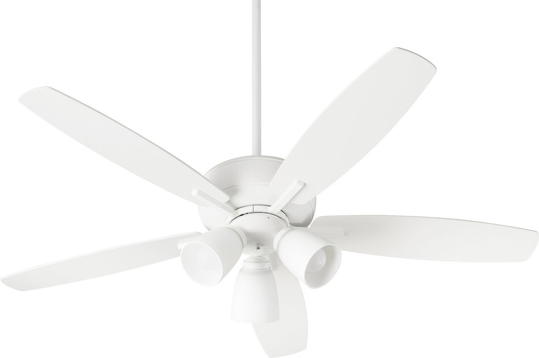 Quorum 70525-308 52" Ceiling Fan, Studio White