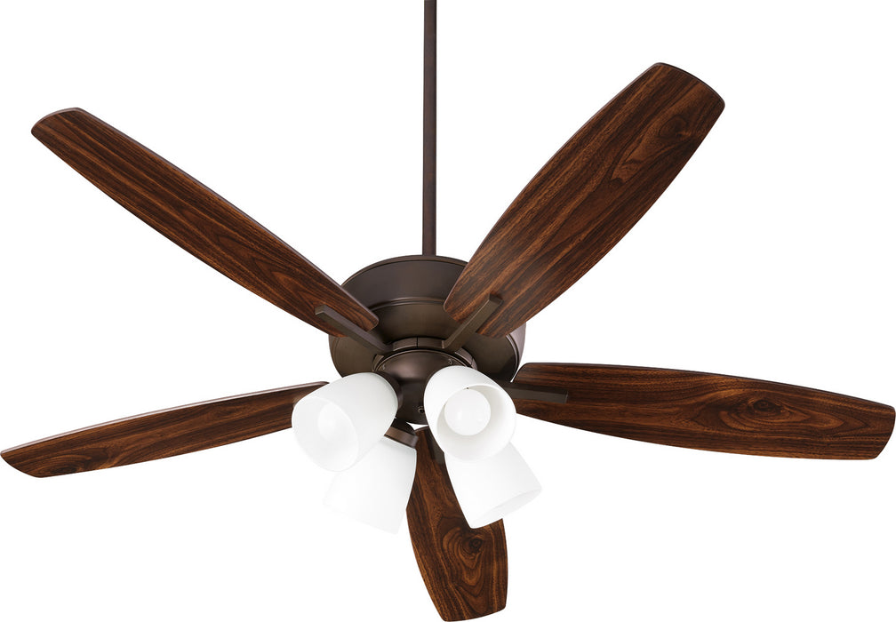Quorum 70525-486 52" Ceiling Fan, Oiled Bronze