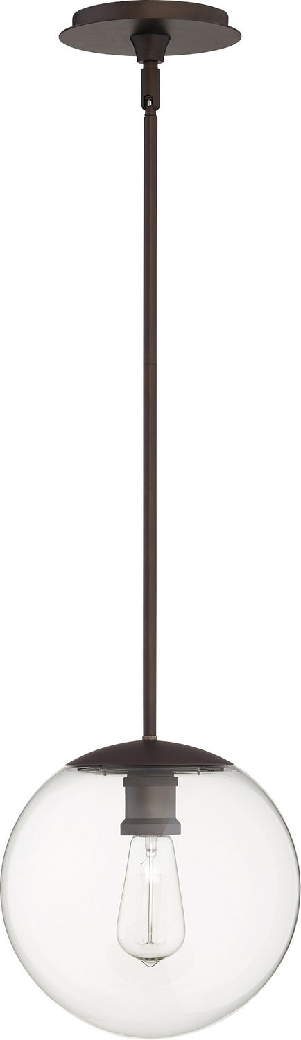 Quorum 80-10-86 One Light Pendant, Oiled Bronze