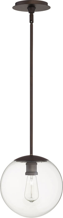 Quorum 80-10-86 One Light Pendant, Oiled Bronze