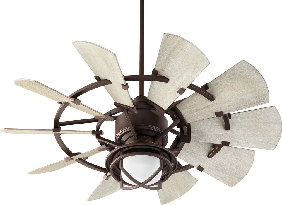 Quorum 94410-86 44" Ceiling Fan, Oiled Bronze