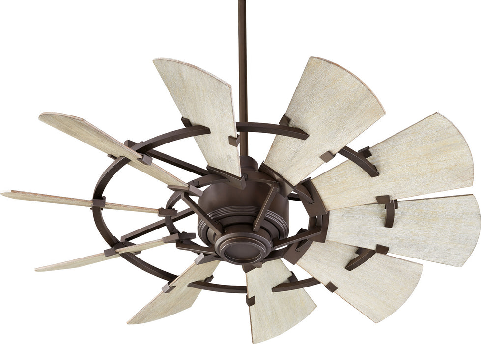 Quorum 94410-86 44" Ceiling Fan, Oiled Bronze
