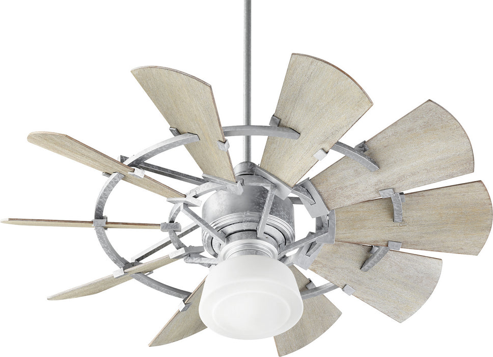 Quorum 94410-9 44" Ceiling Fan, Galvanized