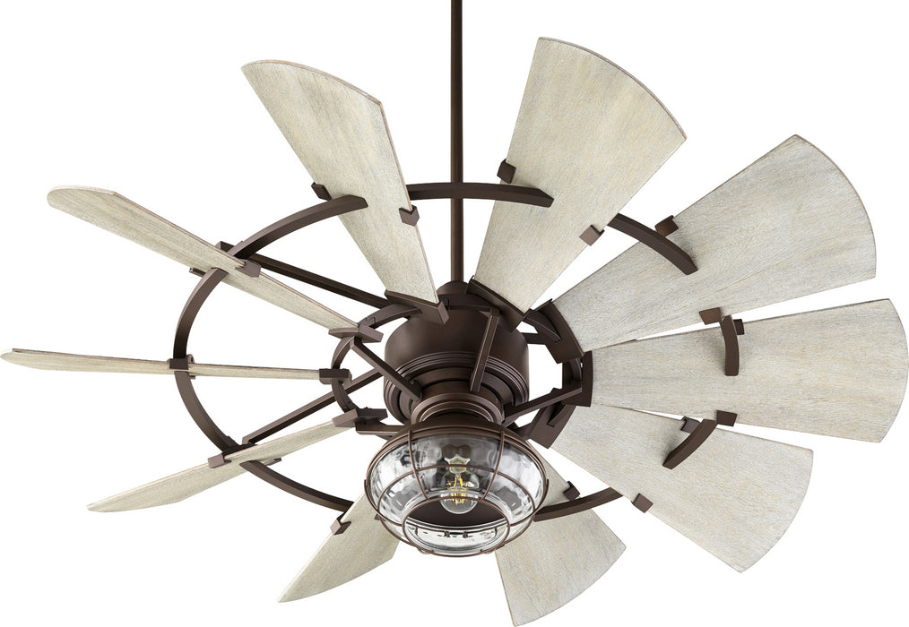 Quorum 95210-86 52" Ceiling Fan, Oiled Bronze