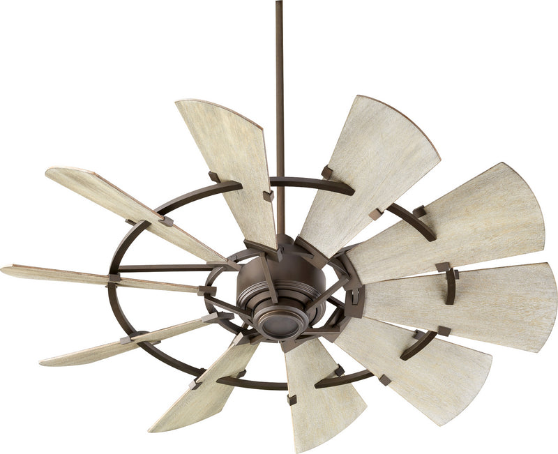 Quorum 95210-86 52" Ceiling Fan, Oiled Bronze
