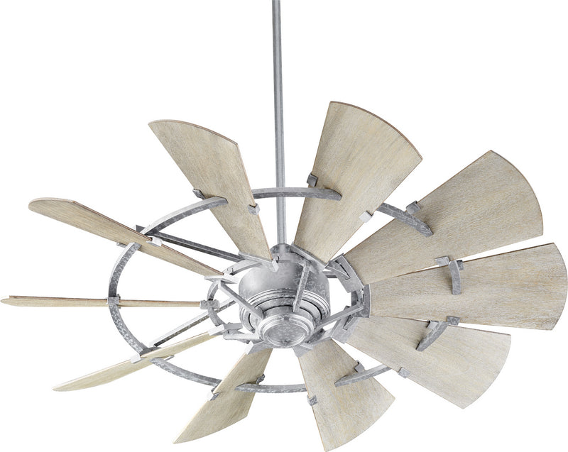 Quorum 95210-9 52" Ceiling Fan, Galvanized
