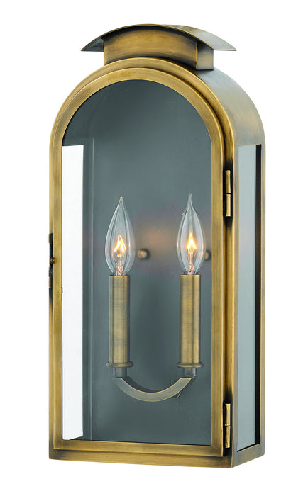 Hinkley 2524LS LED Wall Mount, Light Antique Brass