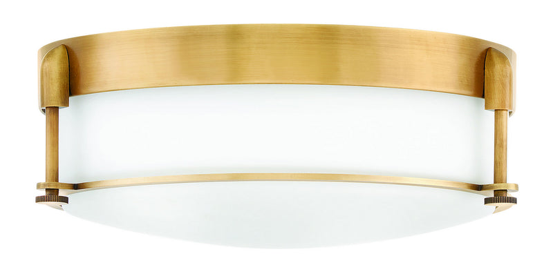 Hinkley 3233HB LED Flush Mount, Heritage Brass