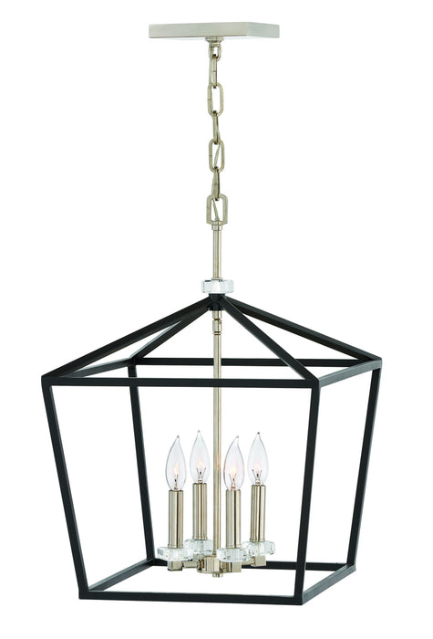 Hinkley 3535BK LED Chandelier, Black