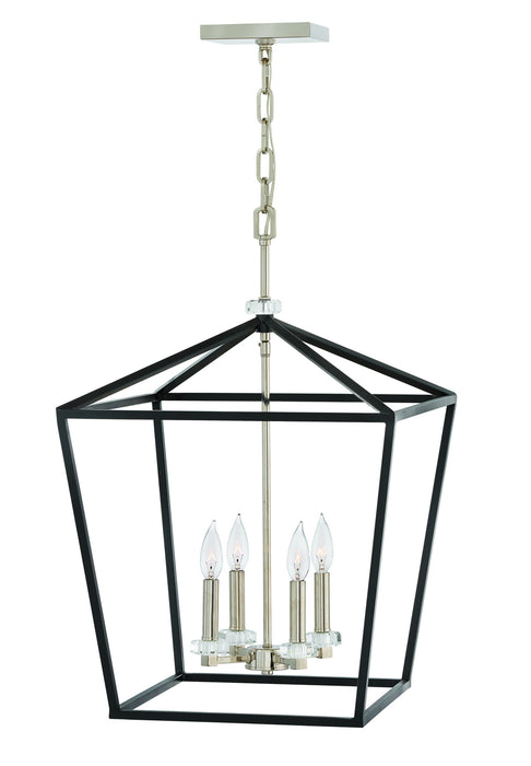 Hinkley 3536BK LED Chandelier, Black