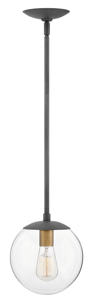Hinkley 3747DZ LED Pendant, Aged Zinc
