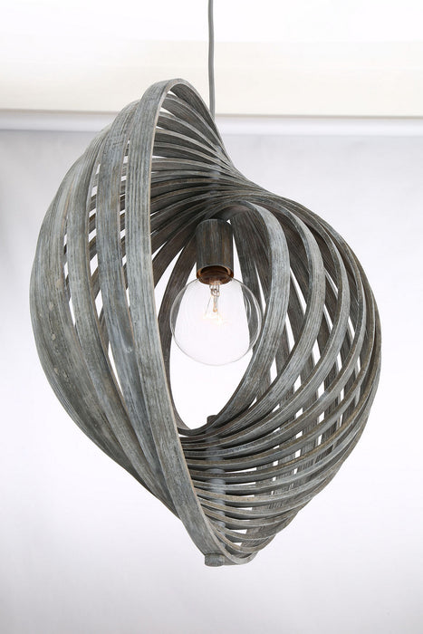 Eurofase 31874-033 One Light Pendant, Weathered Grey