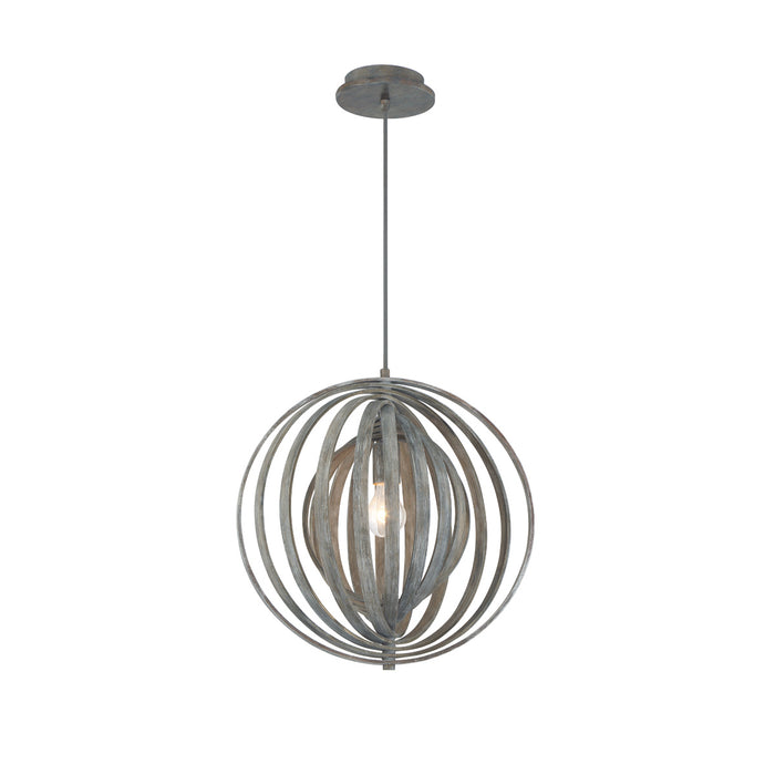 Eurofase 31874-033 One Light Pendant, Weathered Grey