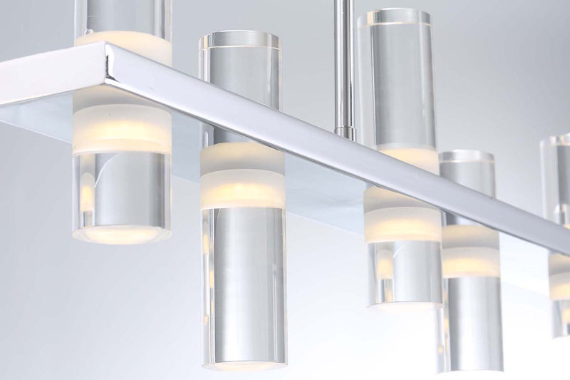 Eurofase 33723-013 LED Chandelier, Chrome