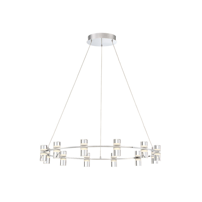 Eurofase 33725-017 LED Chandelier, Chrome