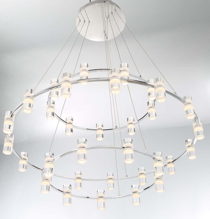 Eurofase 33726-014 LED Chandelier, Chrome