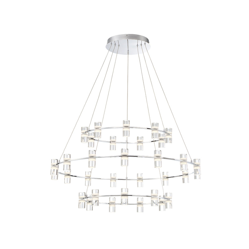Eurofase 33726-014 LED Chandelier, Chrome