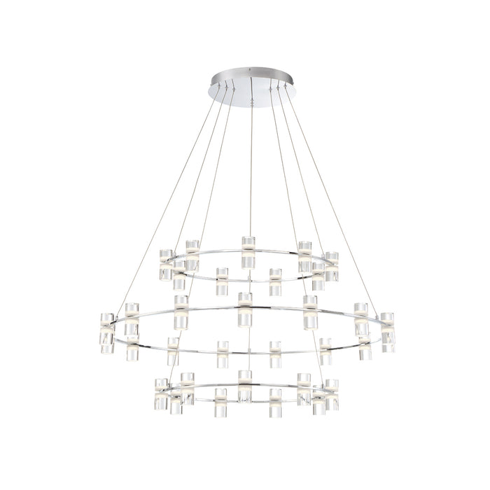 Eurofase 33726-014 LED Chandelier, Chrome