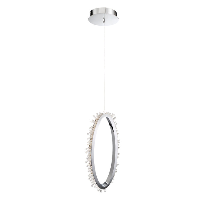 Eurofase 33729-015 LED Pendant, Chrome