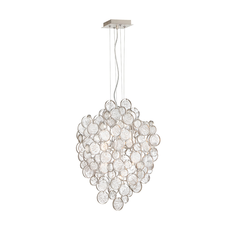 Eurofase 34030-011 Seven Light Chandelier, Chrome