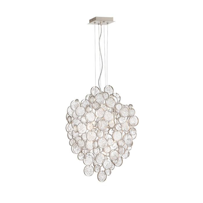 Eurofase 34030-011 Seven Light Chandelier, Chrome