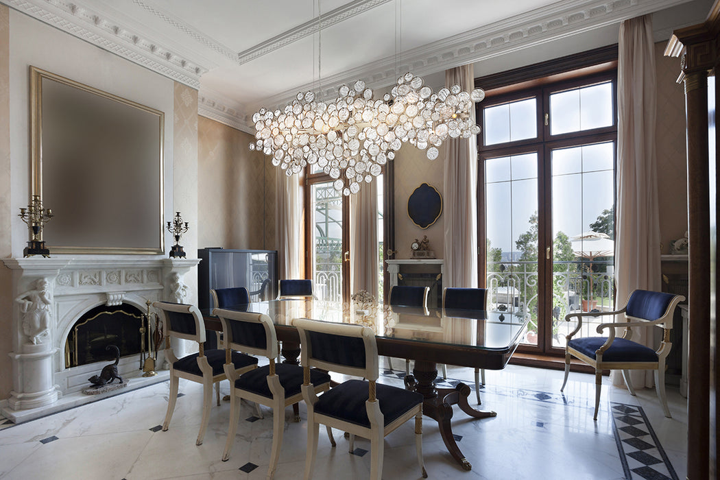 Eurofase 34032-015 15 Light Chandelier, Chrome